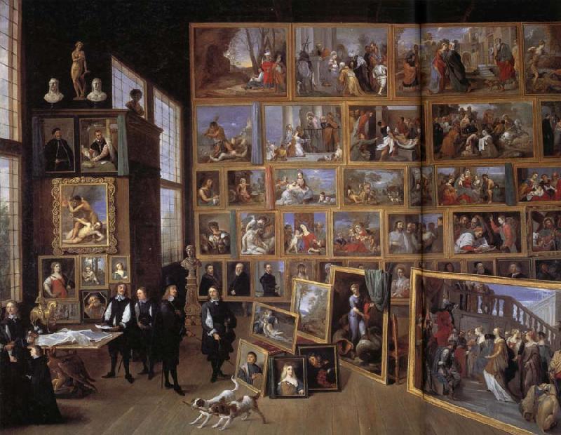 David Teniers Archduke Leopold Wihelm's Galleries at Brussels France oil painting art